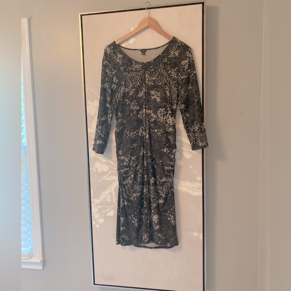 Ann Taylor black dress lace pattern